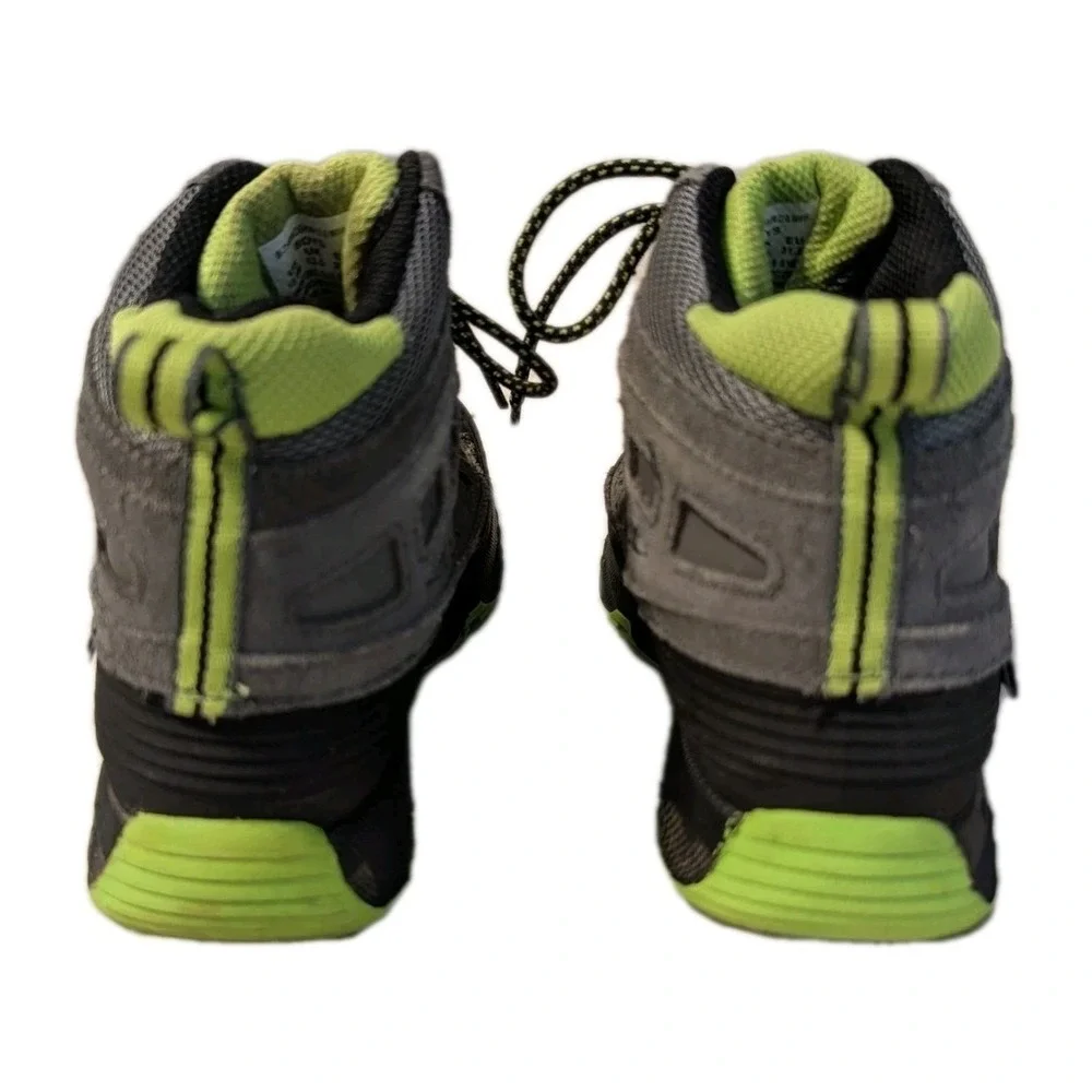 Merrell Boys Thermoshiver 2.0 Waterproof Winter Boots Gray Black Lime Green 13.5
